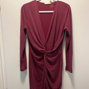 Beautiful Burgundy Cocktail Dress